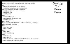 divelist